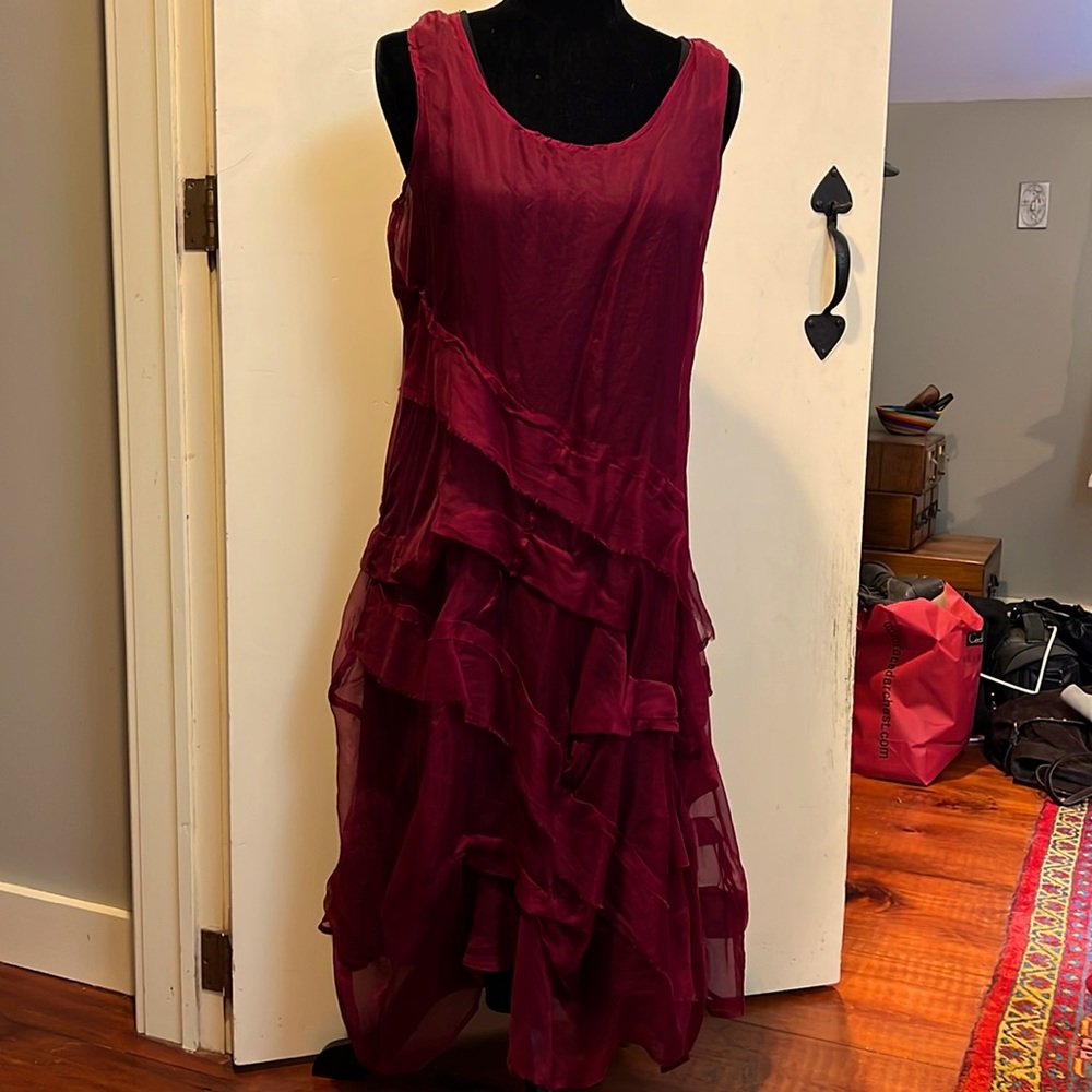 Artful Home Silk Bodil Dress Small